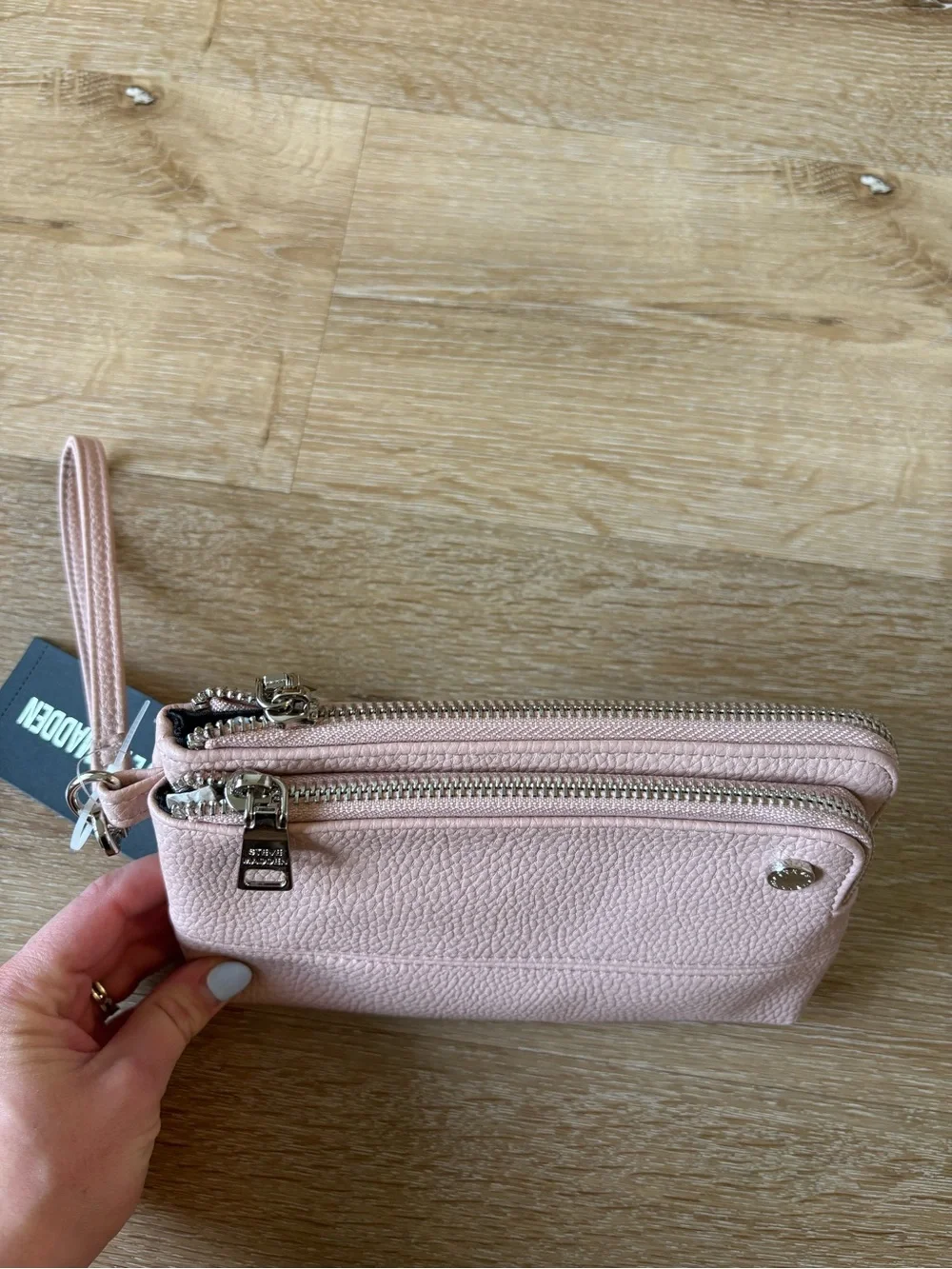 NWT Steve Madden Blush Pink Wristlet Wallet - Picture 6 of 10
